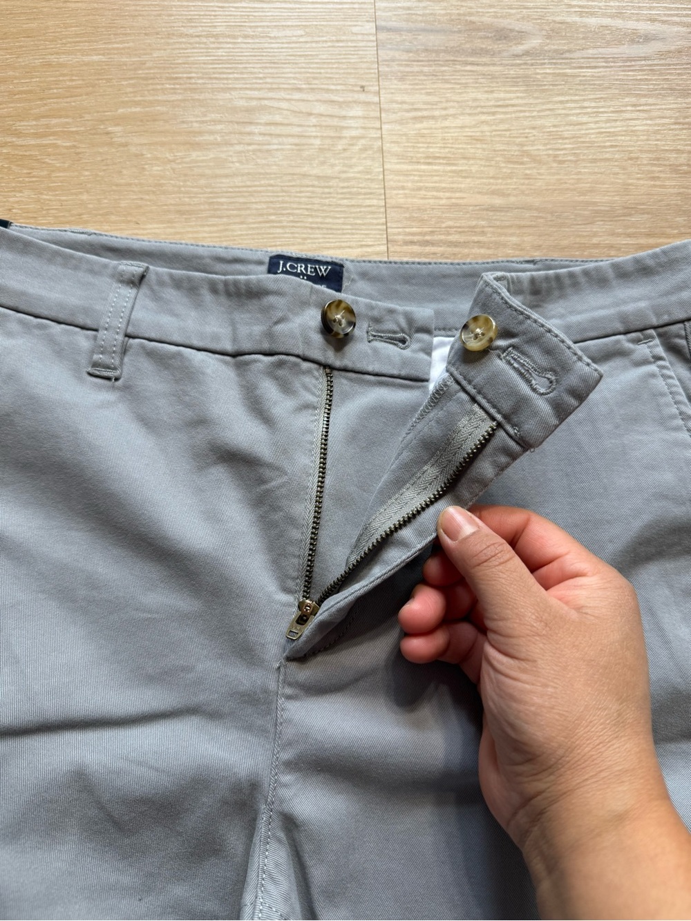 J. Crew High-Rise Women's Pants - Light Gray - Picture 7 of 9
